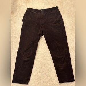 Uniqlo 2-Way Stretch Brown Corduroy Pants Size M (30-33 waist)